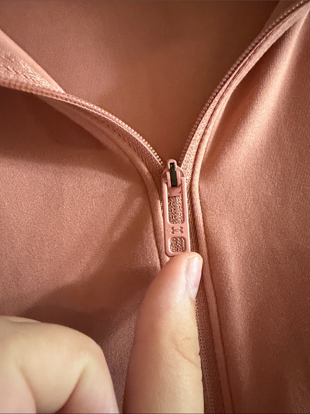 Under Armour Women's Half-Zip Hoodie - Coral - Picture 4 of 5